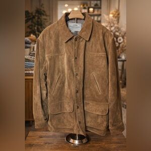 Boyt Leather Hunting Jacket – XL – Genuine Leather – Brown